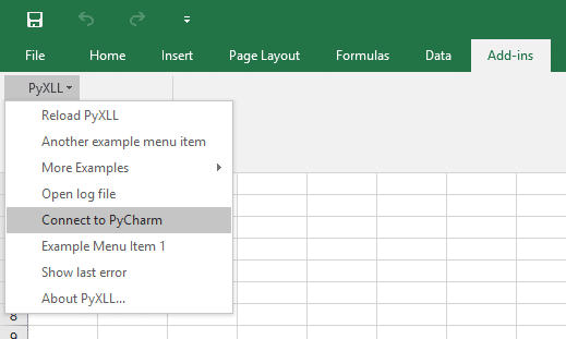 Debug Python In Excel With PyCharm - PyXLL