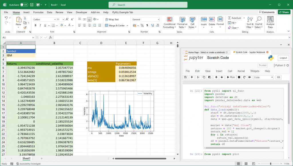 PyXLL | The Python Excel Add-In