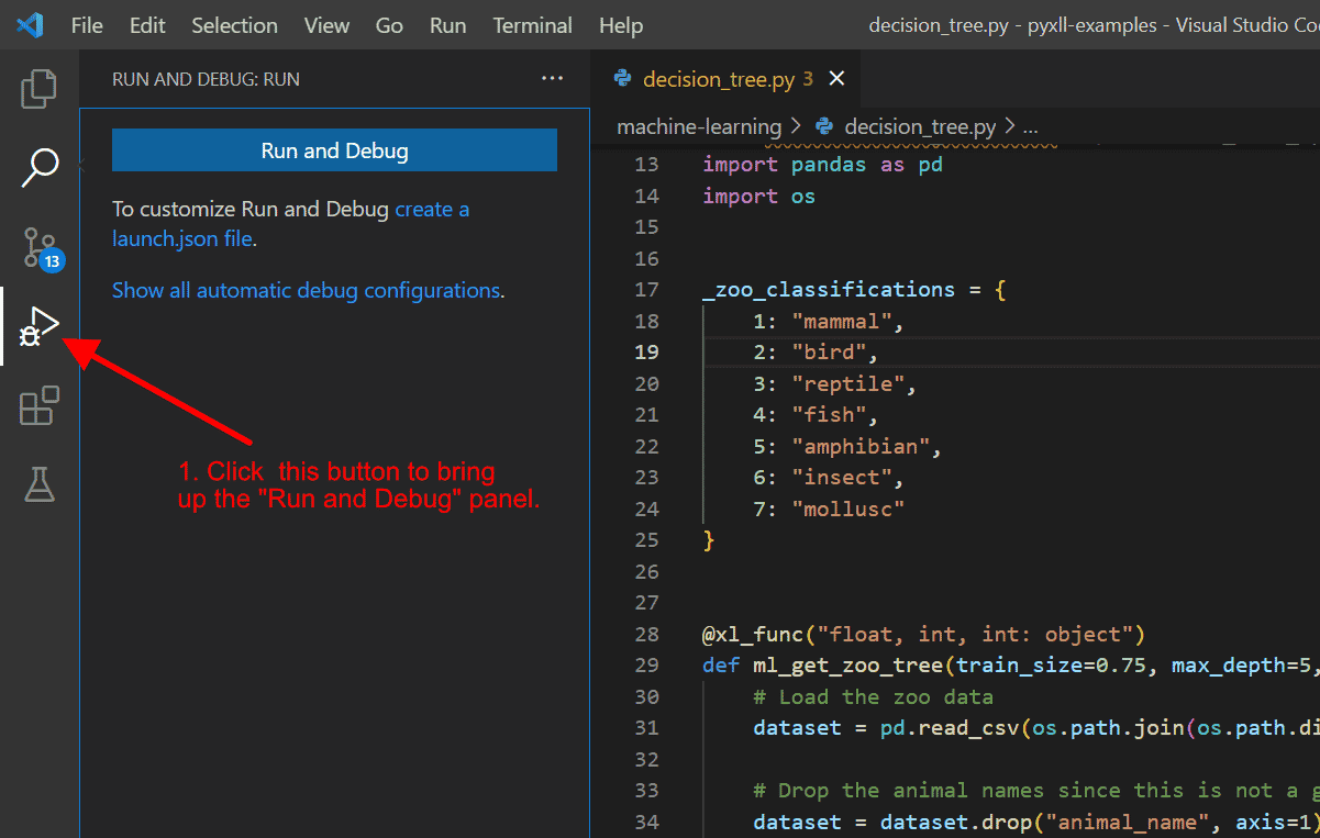 Use VS Code To Debug Python Functions In Excel PyXLL