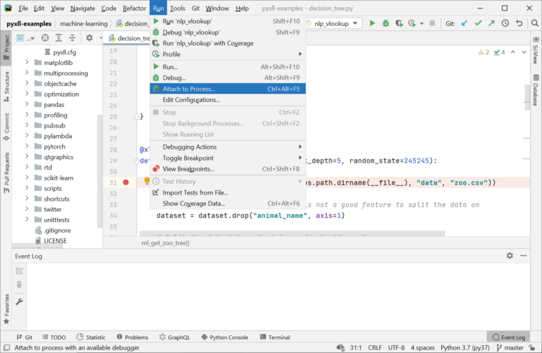 Debug Python In Excel With PyCharm - PyXLL